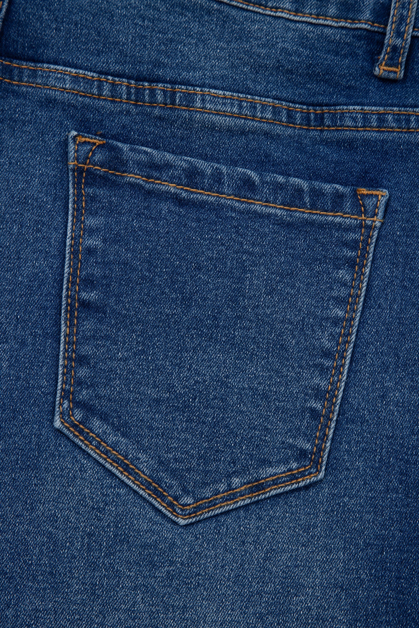 Sky Blue Tailored Seam Detail Womens Shift Jeans